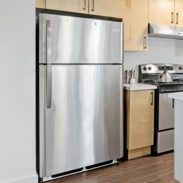 36" Side-by-Side Refrigerator and Freezer with 25 Cubic Ft. Total Capacity, Black - Afbeelding 2