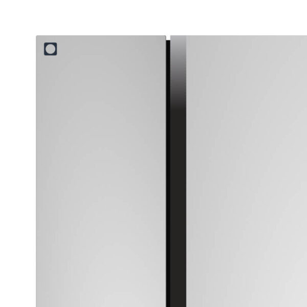 36" Side-by-Side Refrigerator and Freezer with 25 Cubic Ft. Total Capacity, Black - Afbeelding 3